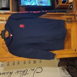 Boys Youth large 14 Carhartt Hoodia Navy and Red